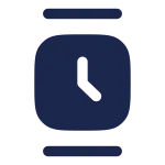 Watch Square Minimalistic SVG Icon